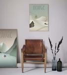 Vissevasse Poster "Norge Snø" 50x70cm (619-F-2014-401-L)