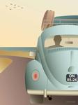 Vissevasse Poster "VW Beetle" 50x70cm (619-F-2015-104-L)