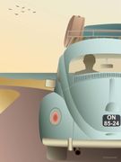 Vissevasse Poster "VW Beetle" 50x70cm