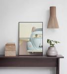 Vissevasse Poster "VW Beetle" 50x70cm (619-F-2015-104-L)