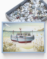 Vissevasse Puslespill 1000 brikker "Fishing-Boats"