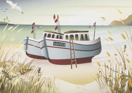 Vissevasse Puslespill 1000 brikker "Fishing-Boats" (619-F-2020-028-G3)