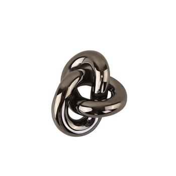 COOEE Dekorasjon Knot Dark-Silver H6cm (389-TH-03-01-DS)