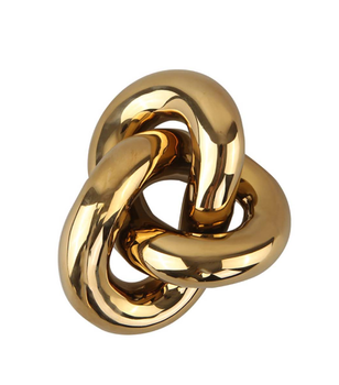 COOEE Dekorasjon Knot Gold H9cm