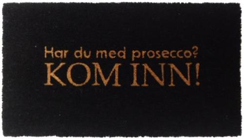 BC Dørmatte "Prosecco" Sort