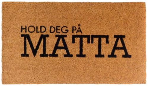 BC Dørmatte_"Hold deg på matta" (153-113135)
