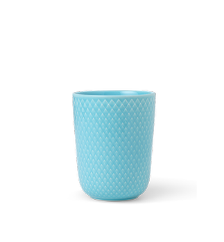 Lyngby Porcelæn Rhombe Color Krus H11.5cm_Turkis (521-201967)