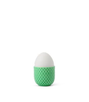 Lyngby Porcelæn Rhombe Color Eggeglass Grønn