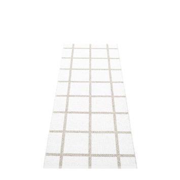 Pappelina Plastteppe Ada White 70x225cm