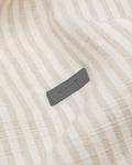 GANT Stripe Pledd-Sengeteppe Linmix DrySand_150x200cm (589-851024215-drysand)