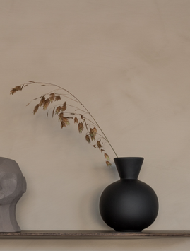 COOEE Trumpet Vase Sort Ø12,5xH16 (389-HI-028-28-BK)