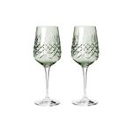 Frederik Bagger Crispy Madame Hvitvinsglass Emerald_2stk (433-10460)