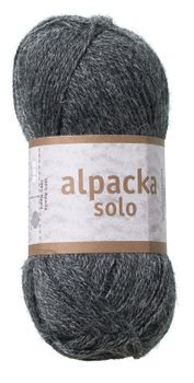 Järbo Garn Alpacka Solo Dark-Gray 29107,  50g (634-29107)