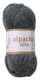 Järbo GARN Alpacka Solo Dark-Gray 29107, 50g