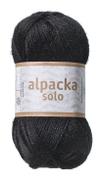 Järbo GARN Alpacka Solo Licorise-Black 29108, 50g