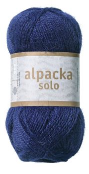 Järbo Garn Alpacka Solo Midnight-Blue 29115,  50g (634-29115)