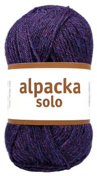 Järbo GARN Alpacka Solo Eggplant-Purple 29128,  50g (634-29128)