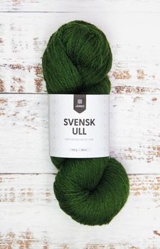 Järbo Garn Svensk Ull PineTree-Green 59008,  100g (634-59008)