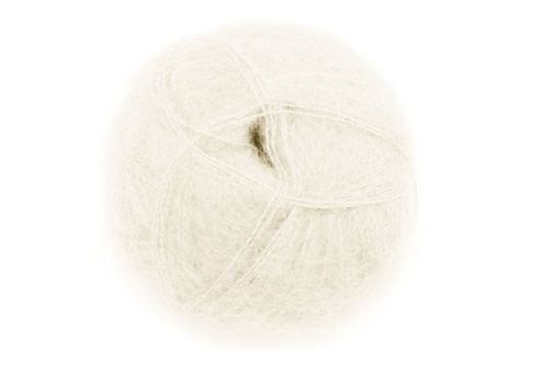 Mohair by Canard Bruched Lace Hvit 3000,  25g (635-3000)