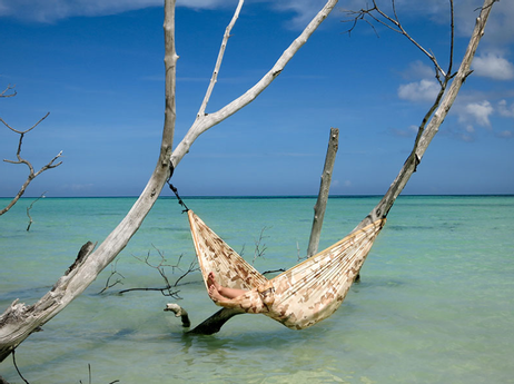 La Siesta Colibri Reisehengekøye Dobbel med oppheng Fallskjermsilke,  camo (132-CLH20-C6)