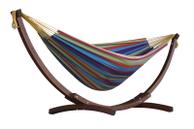 Vivere Hengekøye+Trestativ Tropical Dobbel (540-C8SPCT-20)