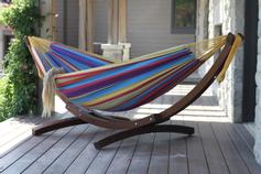 Vivere Hengekøye+Trestativ Tropical Dobbel