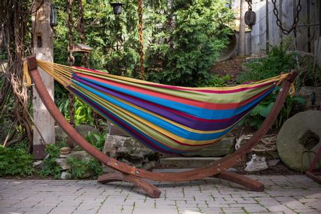 Vivere Hengekøye+Trestativ Tropical Dobbel (540-C8SPCT-20)