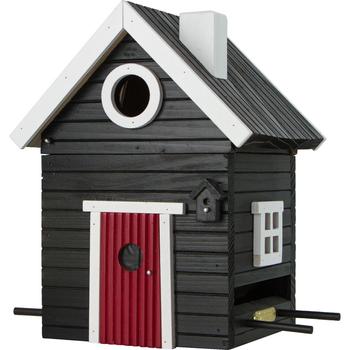 Wildlife Garden Fuglehus og fuglemater,  Sort (641-WG106)