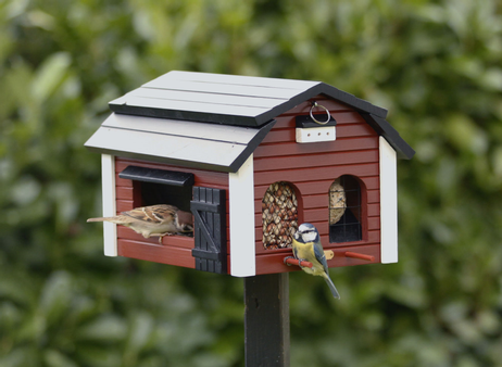 Wildlife Garden Fuglemater med multimater, Låve Rød