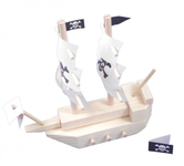 Lekeboks Piratskip Byggesett/ DIY (470-ATP263)
