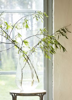 Affari Magnolia Vase Glass Ø22xH36 (483-881-071-00)