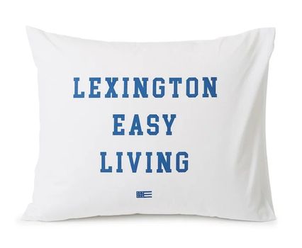 Lexington Putetrekk Printed Hvit-Blå 50x70cm (588-12120030)