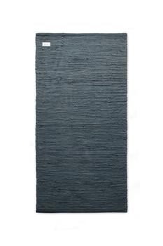 Rug Solid Teppe Bomull Stålgrå 65x135cm (628-20203)