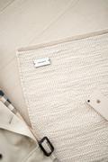 Rug Solid Teppe Bomull Sand 65x135cm