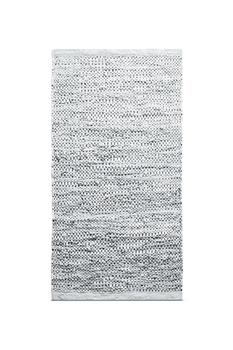 Rug Solid Teppe Lær Lys Grå 65x135cm (628-10205)