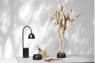 ChiCura Morchella Vase Sort-Klar Ø18xH27 (537-CB-1010/BC)