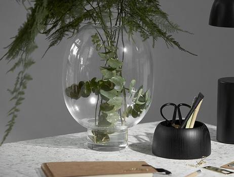 ChiCura Morchella Vase Eik-Klar Ø18xH27 (537-CB-1010/OC)