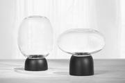 ChiCura Porcini Vase Sort-Klar Ø24xH22 (537-CB-1011/BC)