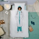 SNURK Sengesett Doktor Hvit (501-snurk-doktor_)