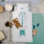 SNURK Sengesett Doktor Hvit (501-snurk-doktor_)