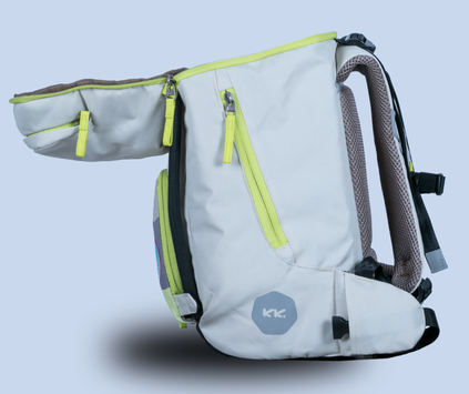 Knut & Kjartan Thulitt Skolesekk 22L Grå (652-BPS.00121.BG)