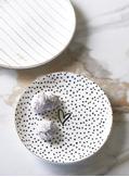 Riviera Maison Dots&Stripes Frokosttallerken Ø20cm (443-493150)