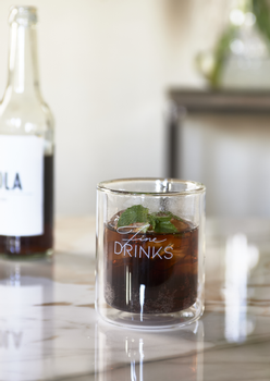 Riviera Maison Dobbeltvegget Glass Fine Drinks_H10cm (443-492170)