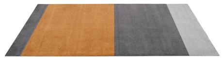 Tica Copenhagen Gulvmatte Stripes Dijon-Grå 90x200 (424-101216)