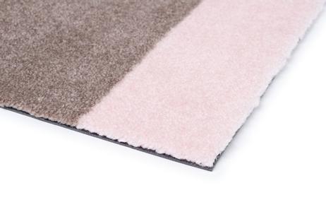 Tica Copenhagen Gulvmatte Stripes LysRosa-Sand 90x200 (424-101219)