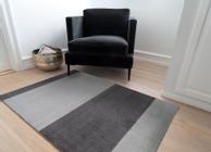 Tica Copenhagen Gulvmatte Stripes Grå-LysGrå 90x130 (424-101210)