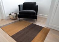 Tica Copenhagen Gulvmatte Stripes Brun-Dijon 90x130 (424-101205)