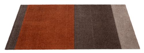 Tica Copenhagen Gulvmatte Stripes Terracotta-Brun 67x120cm (424-101191)