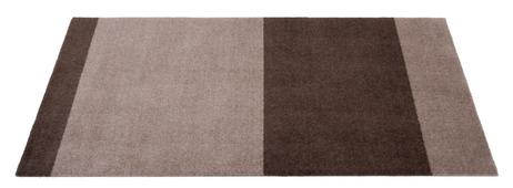 Tica Copenhagen Gulvmatte Stripes Brun-Sand 67x120 (424-101194)