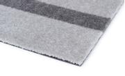 Tica Copenhagen Gulvmatte Stripe LysGrå-Grå 67x120 (424-101198)